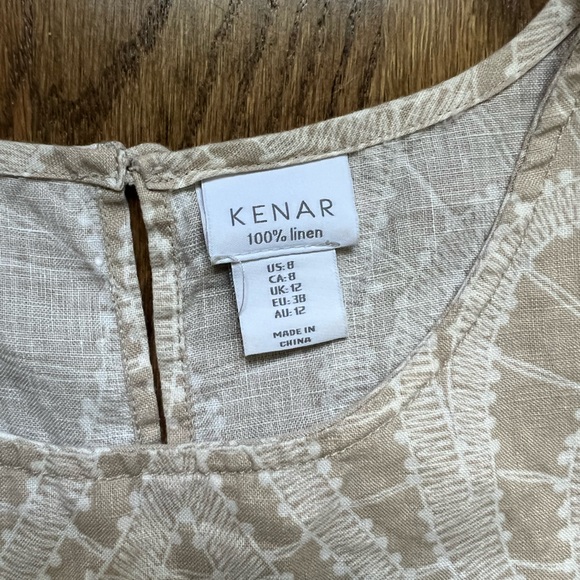 Lightweight 100% linen shift dress - Picture 3 of 4